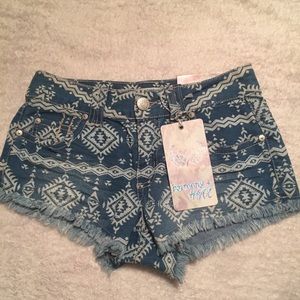 Soft denim shorts size 1